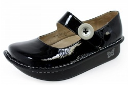 Alegria Shoes Black Patent